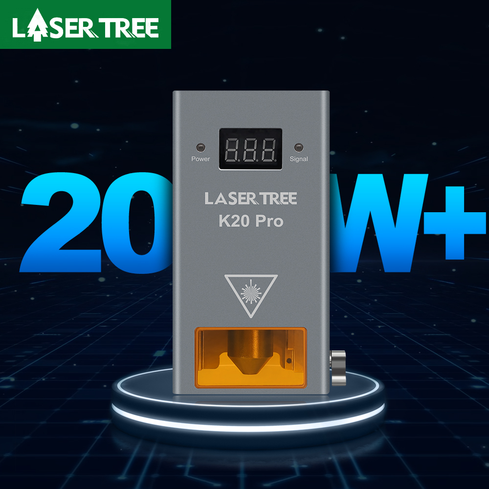 Industrial Laser Engraver - LASER TREE K20 20W Głowica laserowa